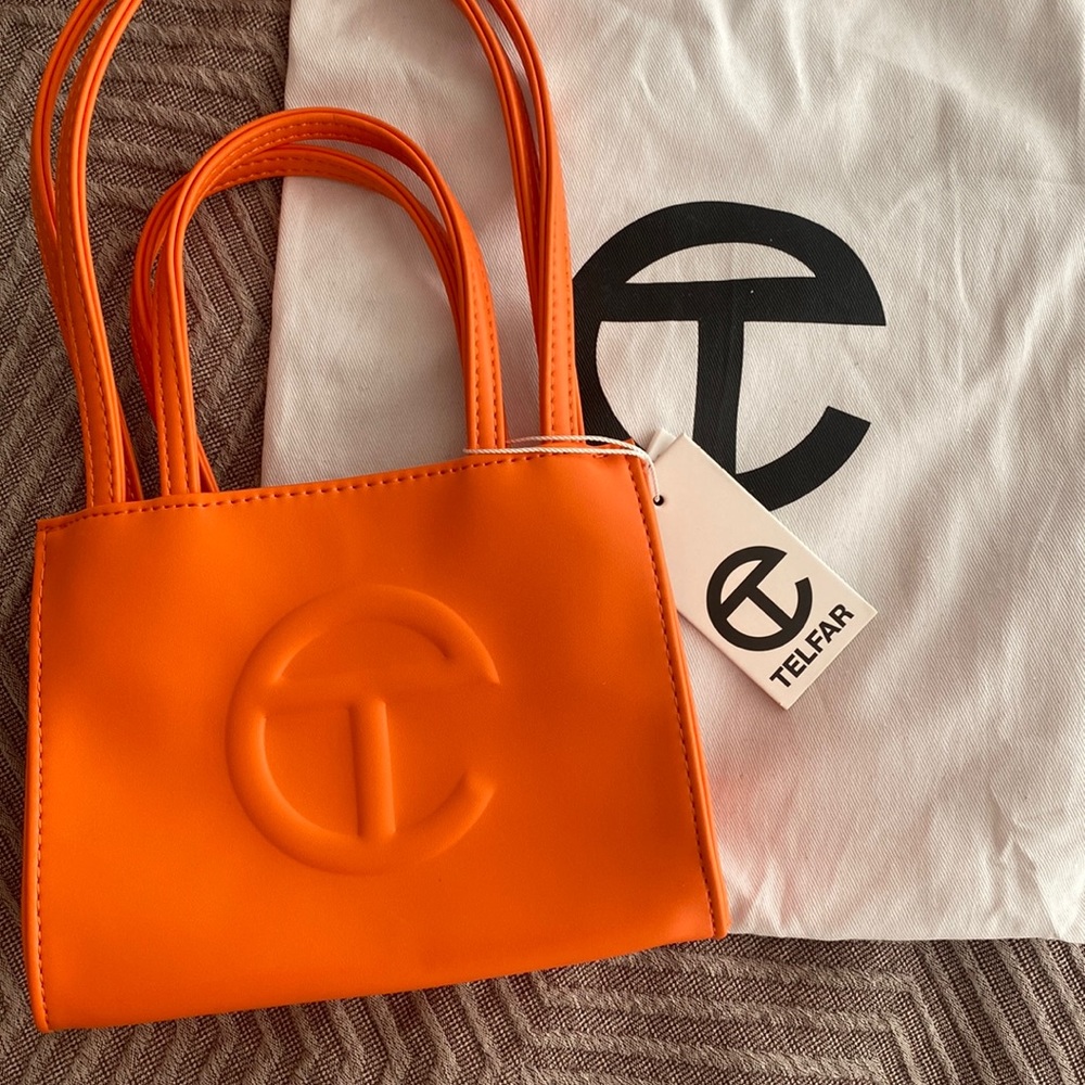 Telfar Small Shopping Bag - Orange - Brand New